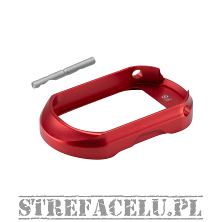 Lejek aluminiowy - BUL SAS II - Carry - Full Size - Czerwony - MGW-CR-FS-RED-KIT