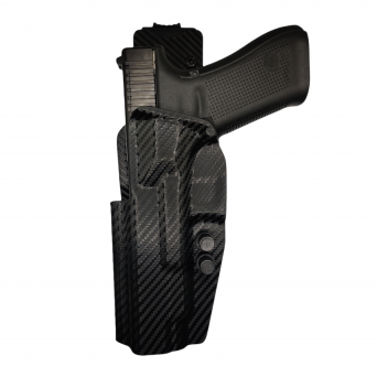 Kabura zewnętrzna lewa Competition do Glock 34, LH OWB kydex, kolor: carbon