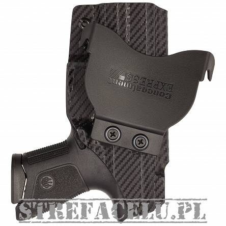 Kabura zewnętrzna prawa do pistoletu Beretta APX Compact, RH OWB kydex, kolor: carbon