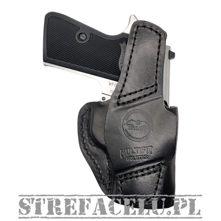 Kabura skórzana do rewolweru IWB/OWB AM02 MultiFit J-Frame, LH, kolor: Czarny