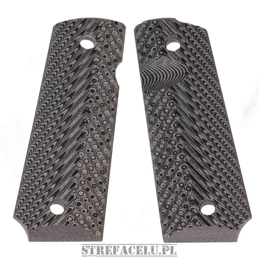 Okładziny G10 do BUL 1911 FS - GK1 Government Grey #GRP/1911-45