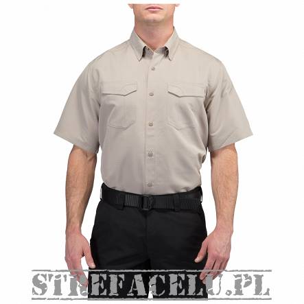 Koszula męska z krótkim rękawem 5.11 FAST-TAC SHIRT KHAKI
