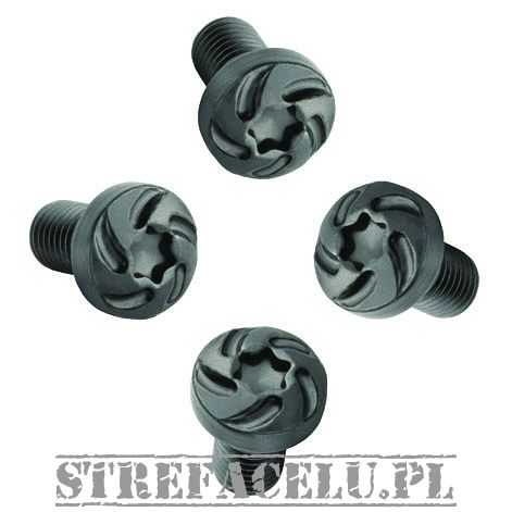Śruby okładzin BUL 1911 kpl. 4 szt. - Grip Screw Black Spiral #SCRW/1911-11