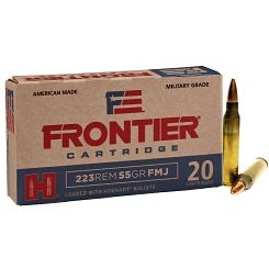 Amunicja Hornady FMJ-BT Frontier FR100 55gr/3,56g  // .223 REM (opak. 20 szt.)