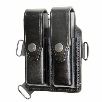 Handmade Leather magazine pouch for Sig Sauer P226 - Black