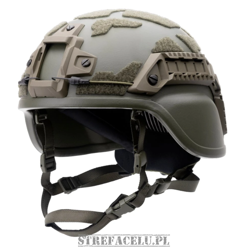 Hełm Balistyczny MICH z szynami ARC kolor: OD Green - przystosowany do montażu noktowizji (Wybór rozmiarów)