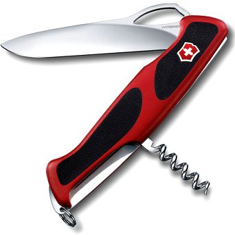 Victorinox Scyzoryk RangerGrip 61. czerwono-czarny. 130mm