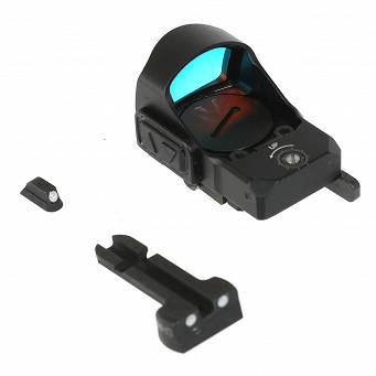 Zestaw przyrządów trytowych + kolimator do pistoletów Glock Meprolight MicroRDS
