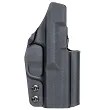 Kabura wewnętrzna lewa do pistoletu IWI Masada Slim Elite OR, LH IWB kydex, kolor: czarny - 2