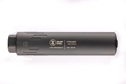 Tłumik huku Silent Steel Streamer 9mm Czarny  Cerakote (Ase Ultra Borelock M27x1,5)