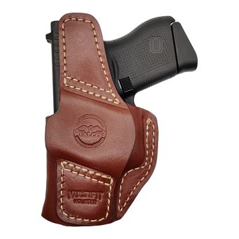 Kabura skórzana IWB/OWB AM02-2329 MultiFit Sub-Compact, RH, kolor: Brązowy Falco Holsters