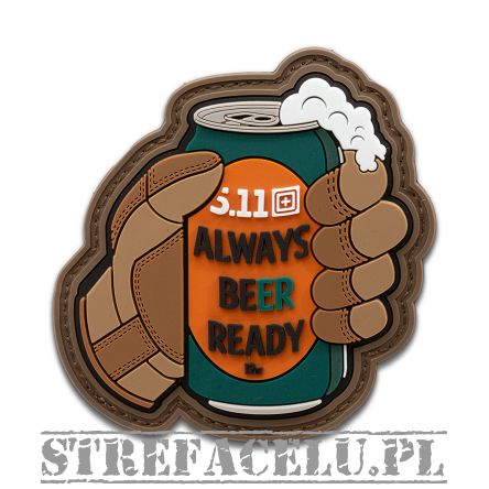 Patch 5.11 ALWAYS BEER READY PATCH kolor: BROWN
