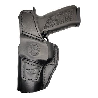 Kabura skórzana do rewolweru IWB/OWB AM02 MultiFit L-Frame, RH, kolor: Czarny