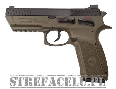 Pistolet IWI Jericho 941 ENHANCED polimerowy szkielet FS, 4.4 inch, kal. 9x19mm, kolor: OD Green