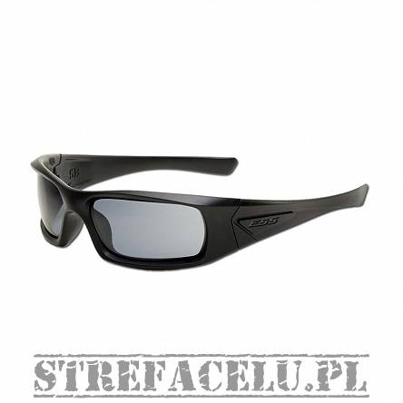 Okulary balistyczne ESS 5B Black Frame  Polarized Mirrored Gray Lenses - polaryzacyjne - uniwersalny - EE9006-03