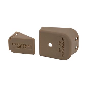 Powiększona stopka magazynka Glock 17/19/22/23/24/25/26/27/28/31/32/33/39, kolor: piaskowy