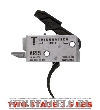 Mechanizm Spustowy TriggerTech Ar15 Duty - Curved - PVD Black - 3,5lbs - Two Stage