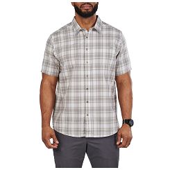 Koszula męska z krótkim rękawem 5.11 WYATT S/S PLAID SHIRT, kolor: WHITE PLAID