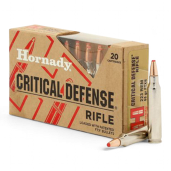 Amunicja Hornady Critical Defense FTX 55gr/3,6g // .223 REM (opak. 20 szt.)