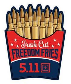 Patch 5.11 FREEDOM FRIES PATCH kolor:  MULTI                                                                                                                                                                                        