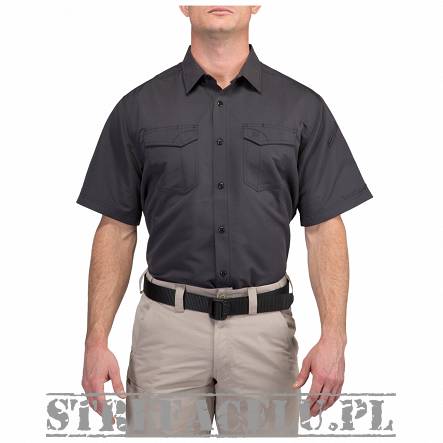 Koszula męska z krótkim rękawem 5.11 FAST-TAC SHIRT CHARCOAL