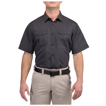 Koszula męska z krótkim rękawem 5.11 FAST-TAC SHIRT CHARCOAL