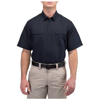Koszula męska z krótkim rękawem 5.11 FAST-TAC SHIRT DARK NAVY