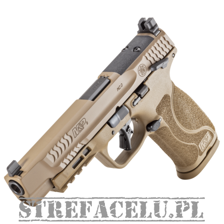 Pistolet S&W M&P 9 M2.0  5” – Optic Ready – Manual Safety – FDE – 9×19 mm