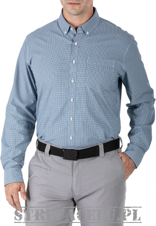 Koszula męska z długim rękawem 5.11 ALPHA FLEX SHIRT. kolor: BLUBLD CHECK