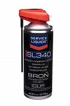 Olej do czyszczenia i konserwacji broni - SL340 CLP 400ml. - SERVICE LIQUIDS