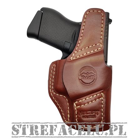 Kabura skórzana IWB/OWB AM02-2329 MultiFit Sub-Compact, LH, kolor: Brązowy Falco Holsters