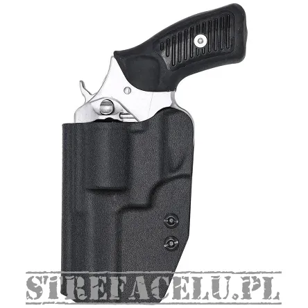 Kabura wewnętrzna do rewolweru Ruger SP101, Ambi, Tuckable kydex, kolor: czarny