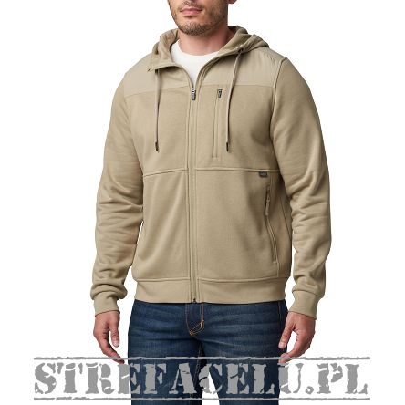 Bluza meska 5.11 ARMS FULL ZIP JKT kolor: SILVER TAN