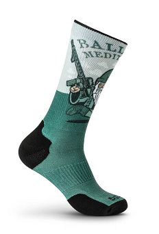 Skarpety 5.11 SOCK AND AWE BALLISTIC MED kolor: GREEN