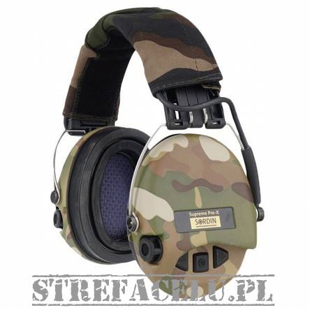 Słuchawki aktywne Sordin Supreme Pro-X LED Camo  SOR75302-X-08-S