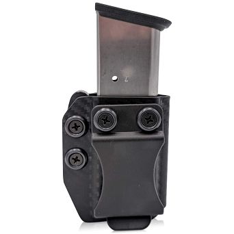 Ładownica IWB/OWB Kydex na 1 magazynek jednorzędowy .45ACP - Carbon. Concealment Express CEX-45ACPSS-CF-MAG