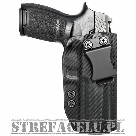 Kabura wewnętrzna prawa do pistoletu Sig Sauer P320 Full Size, RH IWB kydex, kolor: carbon