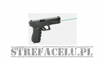 Wskaźnik laserowy w żerdzi do pistoletu Glock 17/22/31/37 Gen1-3 - Zielony - Lasermax LMS-1141G