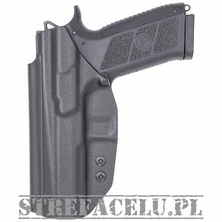 Kabura wewnętrzna prawa do pistoletu CZ P-09, RH IWB kydex, kolor: czarny