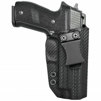 Kabura wewnętrzna prawa do pistoletu Sig Sauer P226 z szyną, RH IWB kydex, kolor: carbon