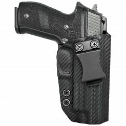 Kabura wewnętrzna prawa do pistoletu Sig Sauer P226 z szyną, RH IWB kydex, kolor: carbon
