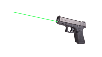 Wskaźnik laserowy w żerdzi do pistoletu Glock 19/19MOS/19X/45 Gen5 - Zielony - Lasermax LMS-G5-19G