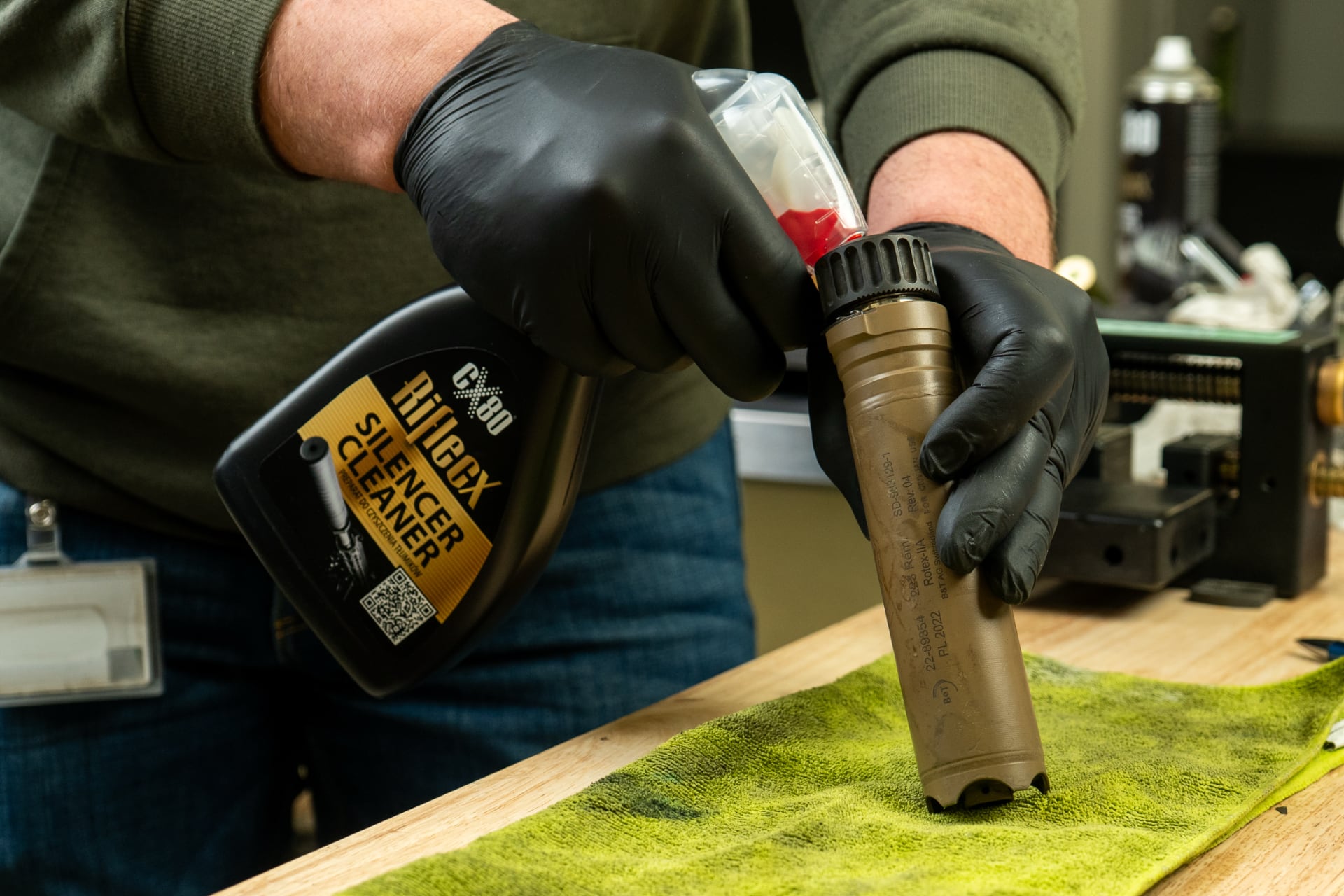 Instalacja lunety w broni długiej